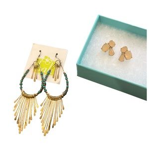 SET two pairs of earrings